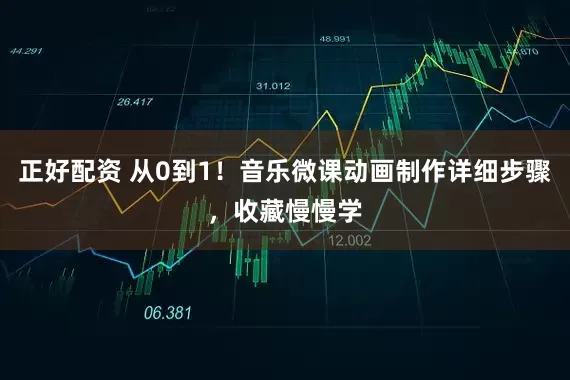正好配资 从0到1！音乐微课动画制作详细步骤，收藏慢慢学